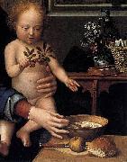 Gerard David Virgin and Child with the Milk Soup oil painting artist